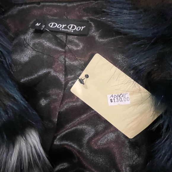 Tricolor Fur Vest - Picture 4 of 4